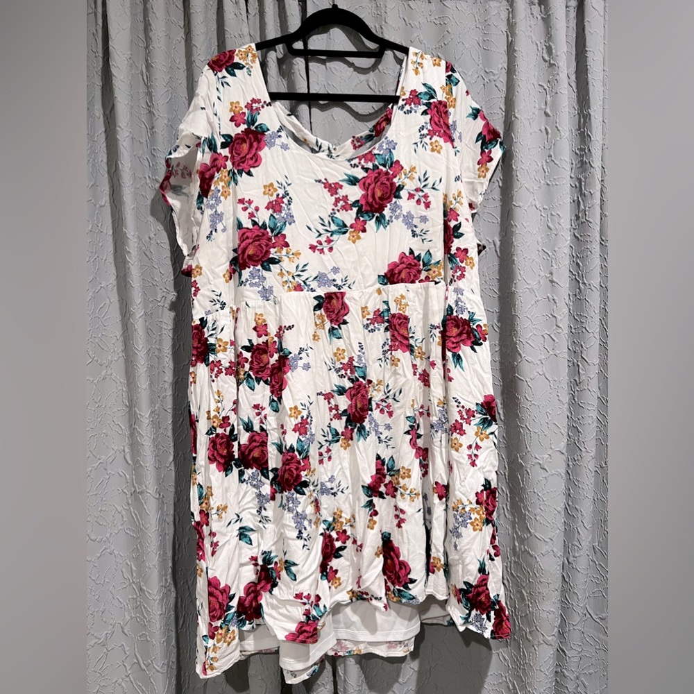 White Floral Dress